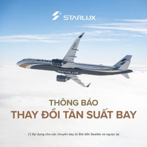 Tăng tần suất chuyến bay STARLUX từ Đài Bắc đến Seattle