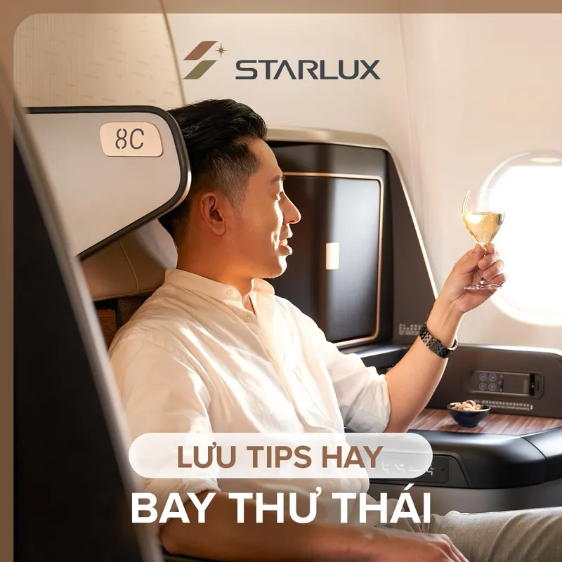 Bay thư thái cùng STARLUX Airlines