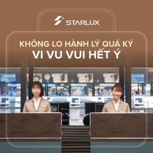 mua trước hành lý quá cước STARLUX