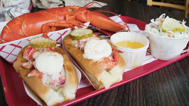Hải sản tại một nhà hàng ở Portland